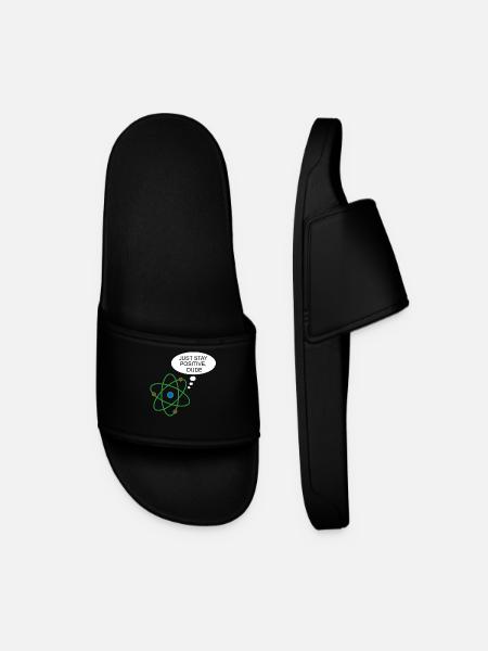 Proton Drôle Science Chimie Physique Nerd - Claquettes Homme - noir