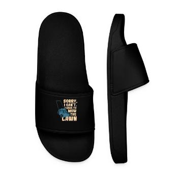 Lawn Mower - Men’s Pool Sliders - black - Front