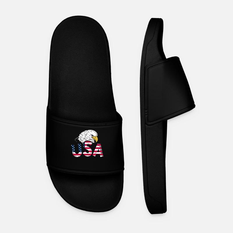 USA Eagle - Men’s Pool Sliders - black