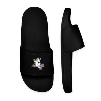 Unicorn Skater Skateboard - Claquettes Homme - noir - Devant