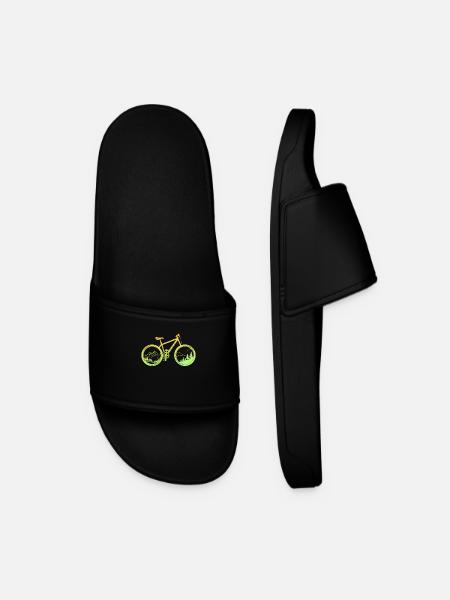 Mountainbike - Männer Badelatschen - Schwarz