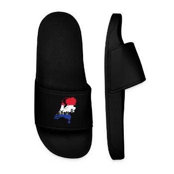 Drapeau Hollande - Claquettes Homme - noir - Devant
