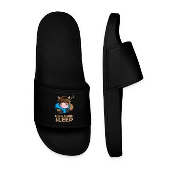 Need more Sleep Highlands écossais Cattle Vache - Claquettes Homme - noir - Devant