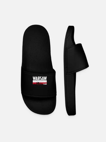 Varsovie Pologne - Claquettes Homme - noir