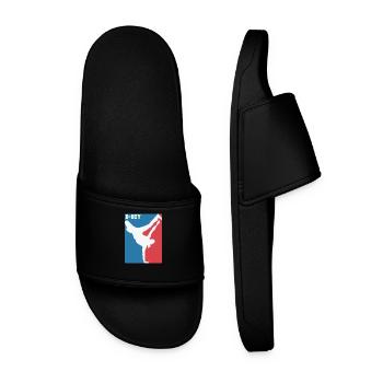 Breakdance B-Boy Hip-Hop and Funk - Men’s Pool Sliders - black - Front