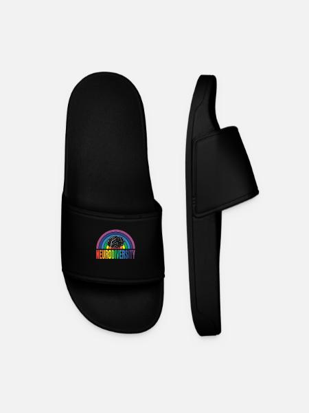Neurodiversity Neurodiversity Autistic Autism - Men’s Pool Sliders - black