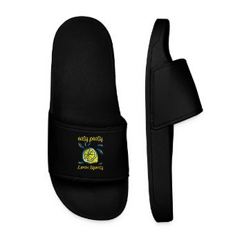 Easy Peasy Lemon Squeezy - Men’s Pool Sliders - black - Front
