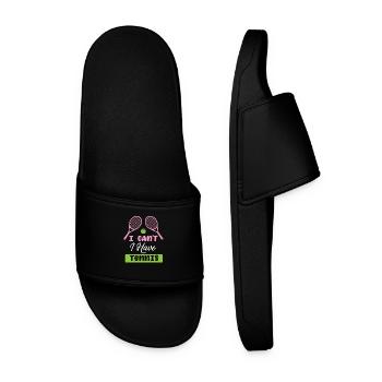Tennis Raquette Tennis balle Tennis Tennis tennis - Claquettes Homme - noir - Devant