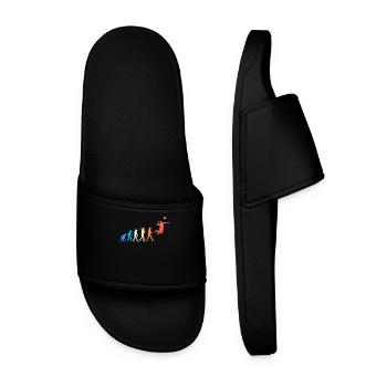 Joueur de volleyball Servir Joueur de volleyball - Claquettes Homme - noir - Devant