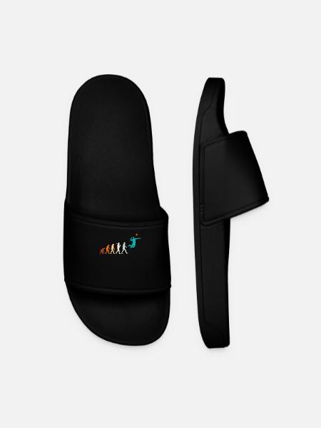 Volleyball serve Evolution Volleyball - Men’s Pool Sliders - black