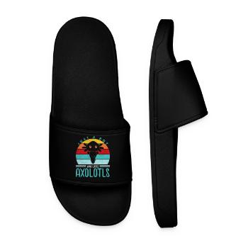 Axolotl - Men’s Pool Sliders - black - Front