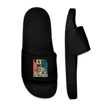 Level Uncle Unlocked - Men’s Pool Sliders - black - Front