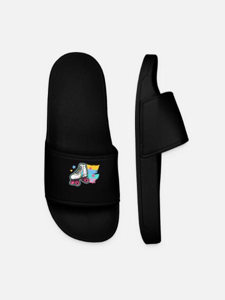 Rollschuhlaufen Rollschuhe - Männer Badelatschen - Schwarz