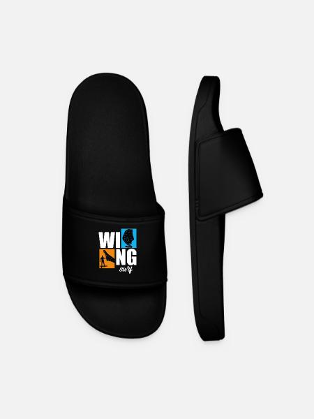Wing Surf Wingfoil Wingsurf Rétro - Claquettes Homme - noir