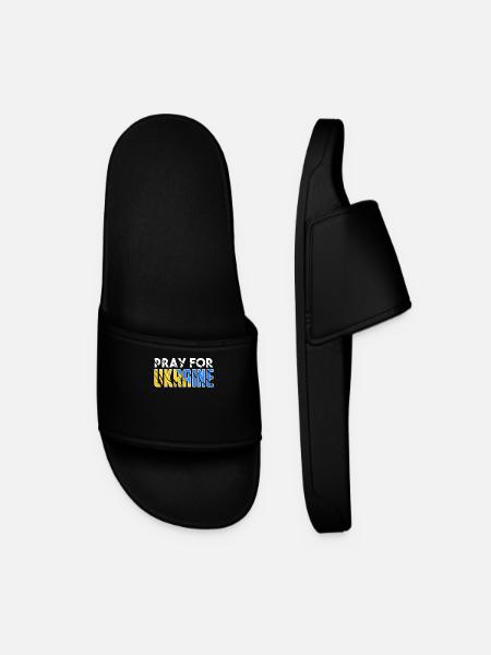 Ukraine - Claquettes Homme - noir
