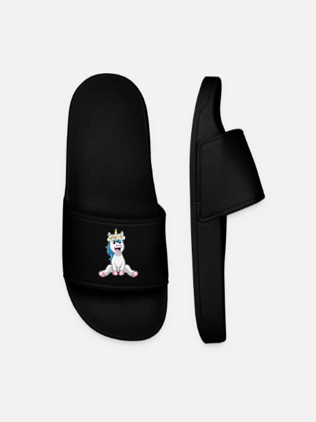 Licorne Daisy - Claquettes Homme - noir