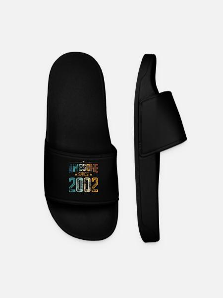 2002 Naissance Année de naissance - Claquettes Homme - noir
