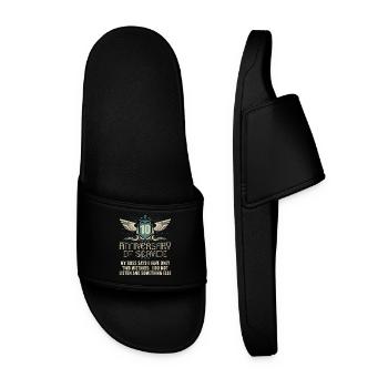 10 years of service 10 years of service - Men’s Pool Sliders - black - Front