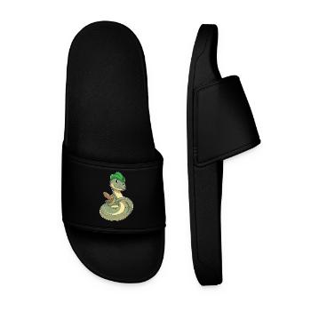 Snake Sword - Men’s Pool Sliders - black - Front