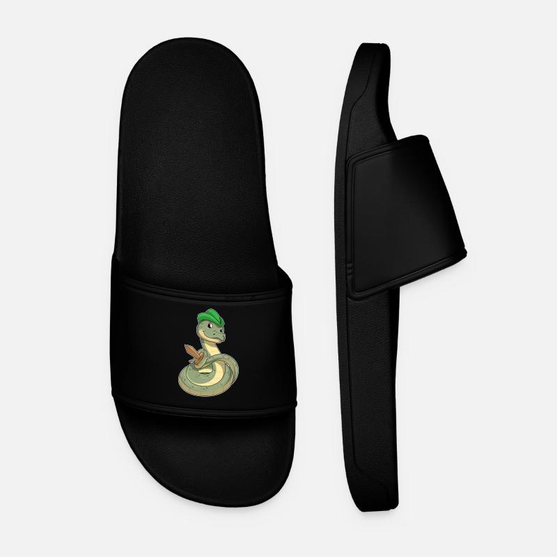 Épée Serpent - Claquettes Homme - noir