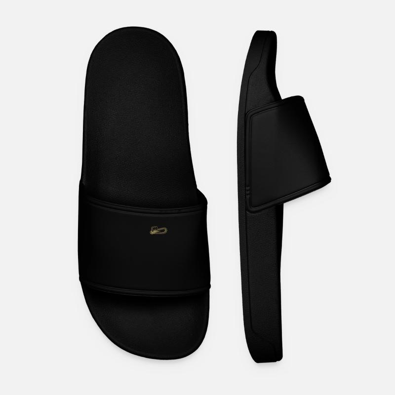 Chainsaw Chainsaw Pocket Design - Men’s Pool Sliders - black