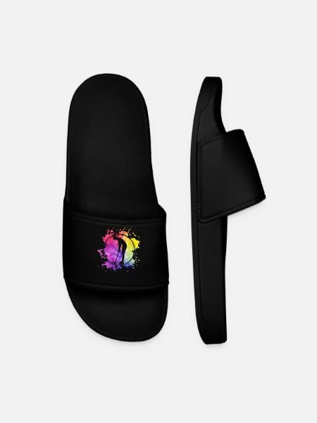 Croquet Rétro - Claquettes Homme - noir