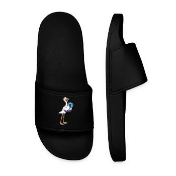 Musique de tambourin Stork Musician - Claquettes Homme - noir - Devant