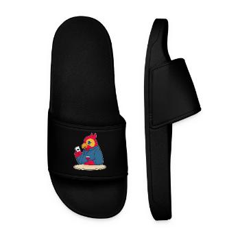 Cartes de poker Parrot Poker - Claquettes Homme - noir - Devant