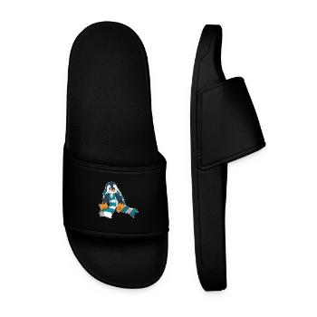 Écharpe d’hiver Pingouin - Claquettes Homme - noir - Devant