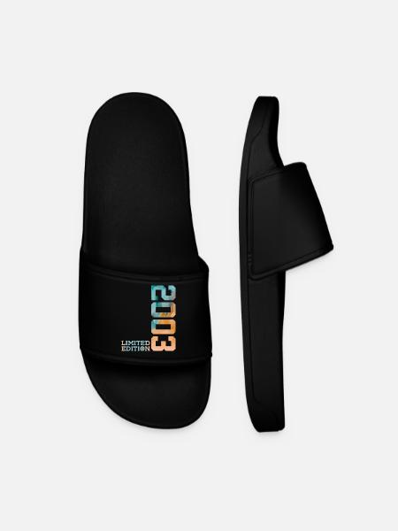 23RD BIRTHDAY LIMITED EDITION 2003 - Men’s Pool Sliders - black