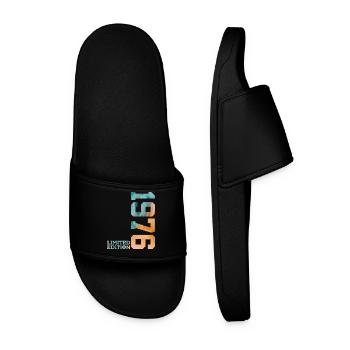 50TH BIRTHDAY LIMITED EDITION 1976 - Men’s Pool Sliders - black - Front