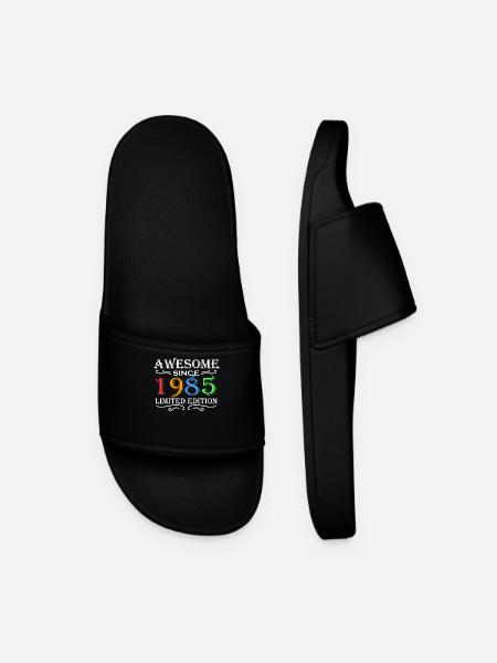 1985 - Born 1985 - Men’s Pool Sliders - black