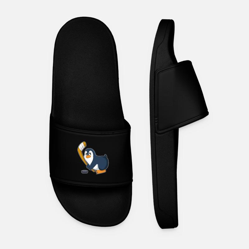 Pinguin Eishockey Eishockeyschläger - Männer Badelatschen - Schwarz