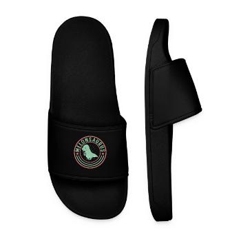 Pastèque pastèque végétarienne T Rex - Claquettes Homme - noir - Devant
