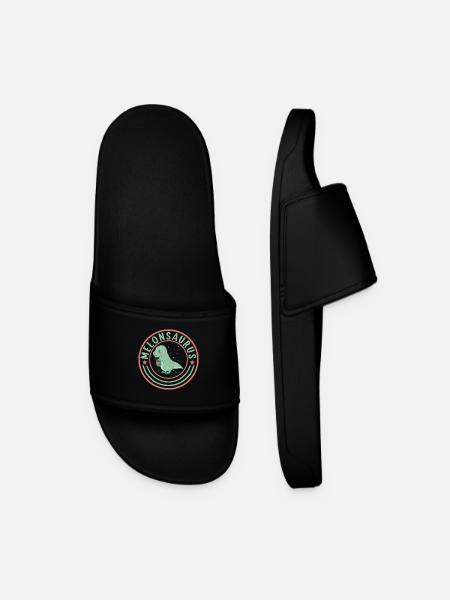 Pastèque pastèque végétarienne T Rex - Claquettes Homme - noir