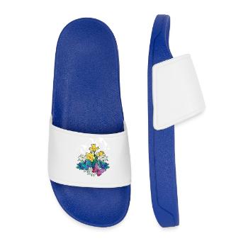 Österreich Tirol Frühling Natur Naturliebhaber Alm - Männer Badelatschen - Königsblau - Vorne