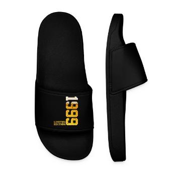 LIMITED EDITION 1999 BEER 27TH BIRTHDAY - Men’s Pool Sliders - black - Front