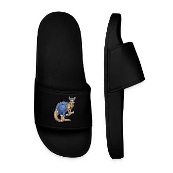 Atelier de Clés Mécaniques Kangourou - Claquettes Homme - noir - Devant