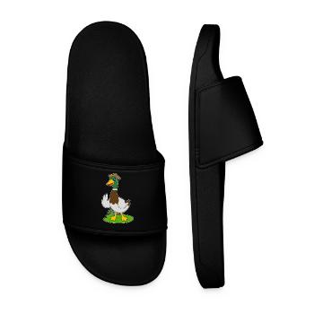 Chapeau de canard - Claquettes Homme - noir - Devant