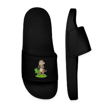 Monkey Bowling Bowling Ball - Men’s Pool Sliders - black - Front