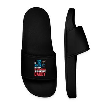 I'm 12 - Young Rocker - Men’s Pool Sliders - black - Front