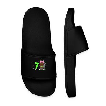 With Koala - Children's Birthday 7 Years - Men’s Pool Sliders - black - Front