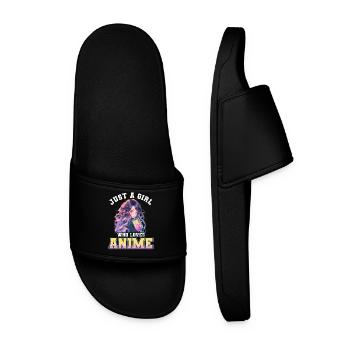 Juste une fille qui aime l’anime - Claquettes Homme - noir - Devant
