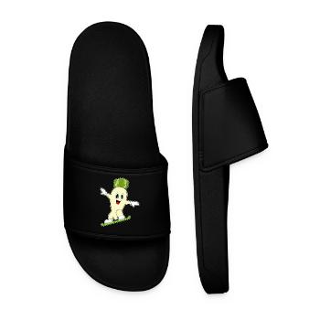 Snowboardeur radis Snowboard - Claquettes Homme - noir - Devant
