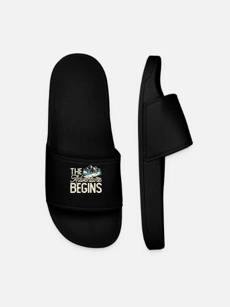 Kayak Kayaker Kayaker - Men’s Pool Sliders - black