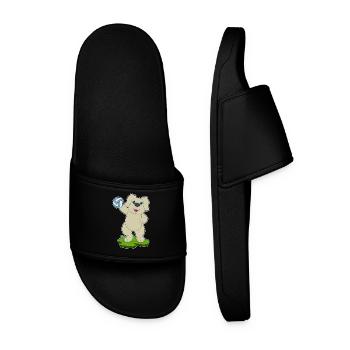 Joueur de volley-ball canin Volleyball - Claquettes Homme - noir - Devant