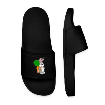 Bunny Student Backpack School - Men’s Pool Sliders - black - Front