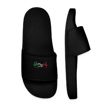 Venice Skyline Heartbeat Italie J’aime Venezia - Claquettes Homme - noir - Devant