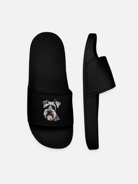Schnauzer géant - Claquettes Homme - noir