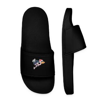 Bouquet Christmas - Men’s Pool Sliders - black - Front